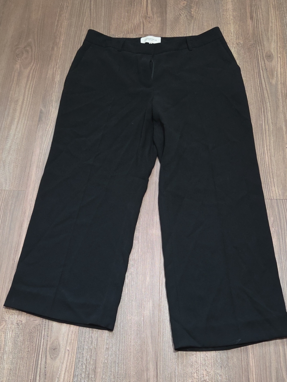 Lafayette 148 New York Black Wide-Leg Women's Pants